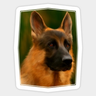 German Shepherd Sticker